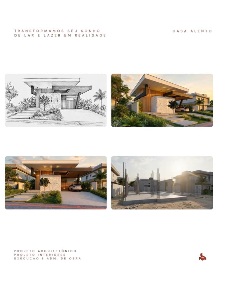 [ Casa Alento ] +1 projeto padrão Mandelli & Carvalho! O lar como espaço de pausa, presença e renovação. 